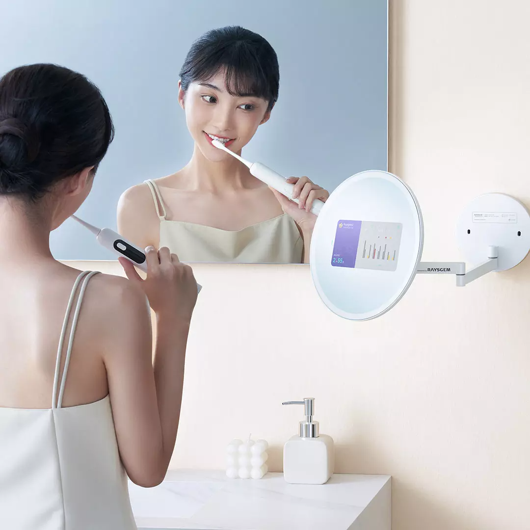 Умное зеркало с магнитным основанием Xiaomi Raysgem Smart Bathroom Mirror Smart Edition (RC070XY1) - фотография № 4