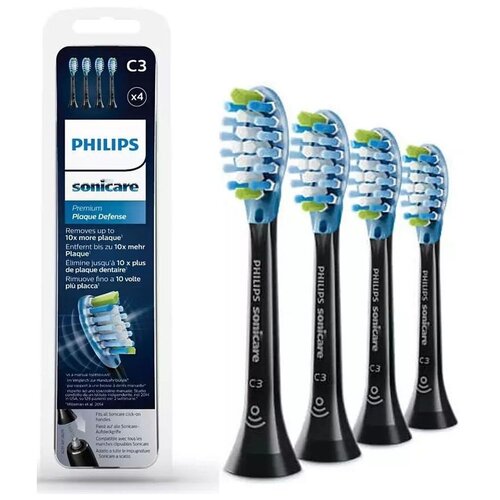 Насадка для зубных щеток Philips Sonicare HX9044/95 черные (4 шт.)