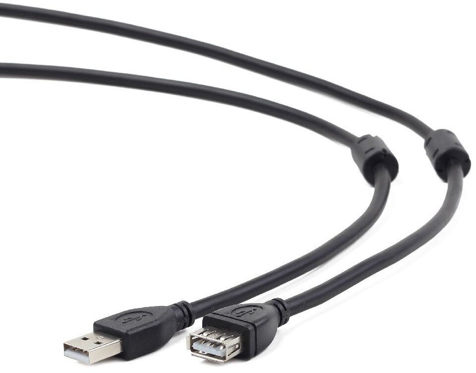 Удлинитель Cablexpert USB - USB (CCF2-USB2-AMAF-10), 3 м, черный Gembird - фото №7
