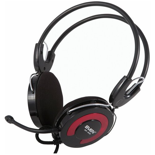 Игровые наушники Sven с микрофоном AP-540 проводные 22 м с оголовьем черно-красные SV-0410540 204900₽