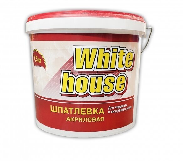 Шпатлевка универсальная для наружных и внутренних работ White House 7,5 кг