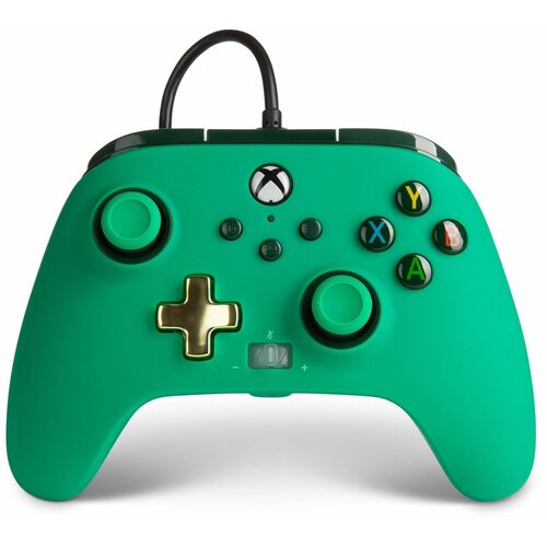 Геймпад проводной PowerA Enhanced Wired Controller Green (1518814-01)