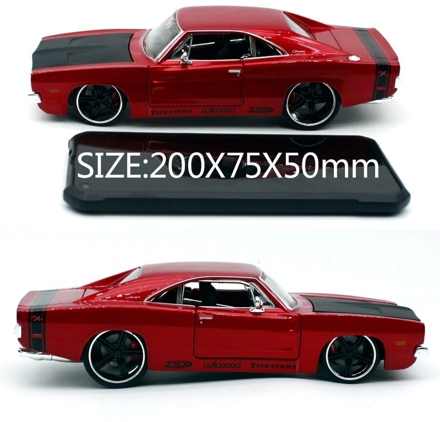 Maisto Машинка 1:24 "Design Classic Muscle - 1969 Dodge Charger R/T", красная - фото №11