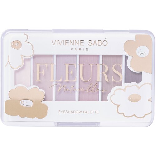 Палетка теней для век 1 MARGUERITE Vivienne Sabo Fleurs Naturelles Eyeshadow Palette палетка теней для век beautydrugs eyeshadow palette 1 шт