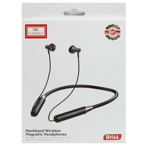 Беспроводные наушники Earldom ET-BH66 Sport Bluetooth внутриканальные чёрные 130600₽