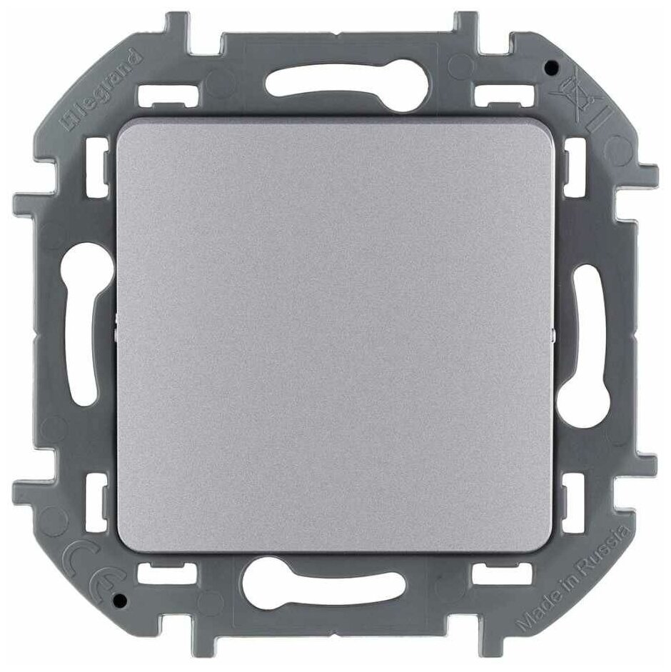 фото Выключатель проходной Legrand Инспирия алюминий