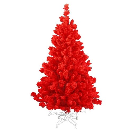 фото A perfect christmas искусственная красная елка teddy red заснеженная 150 см, леска + пвх 31htedrf150