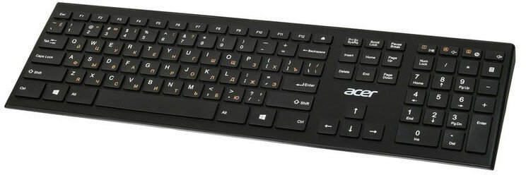 Клавиатура Acer OKR010, USB, черный