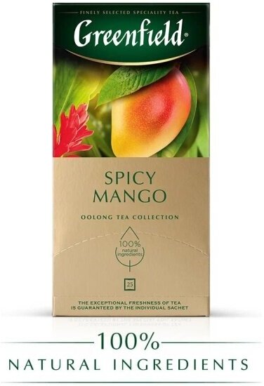 Чай Greenfield Spicy mango 25*1.5г - фото №8