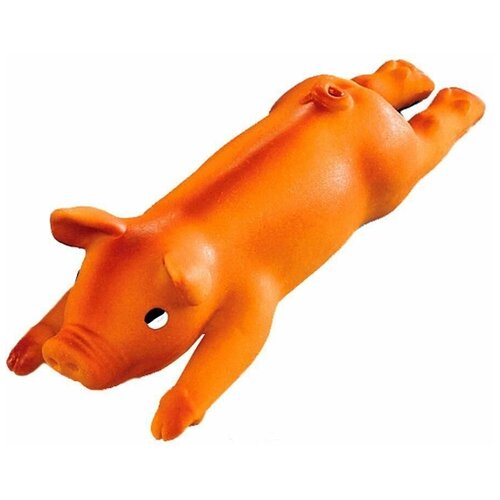 Игрушка для собак Homepet Поросенок с пищалкой, 24 см