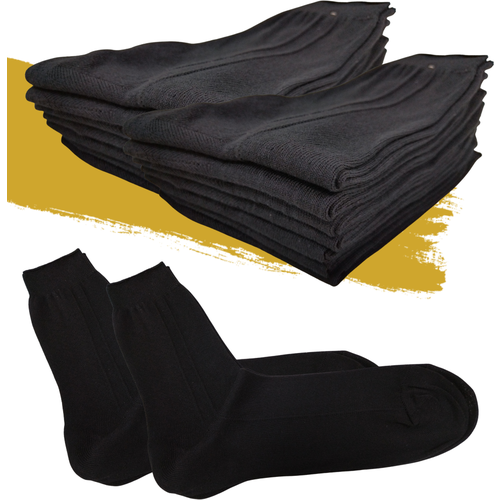 фото Женские носки высокие, ослабленная резинка, 7 пар, размер 29, черный не определен