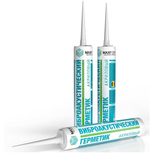Виброакустический акриловый герметик МаксФорте (3 тубы/уп)