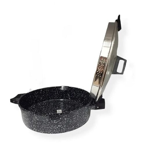 Сковорода/Сотейник со сливом MGO 112 BLACK 3.5л, 28см со съемной ручкой