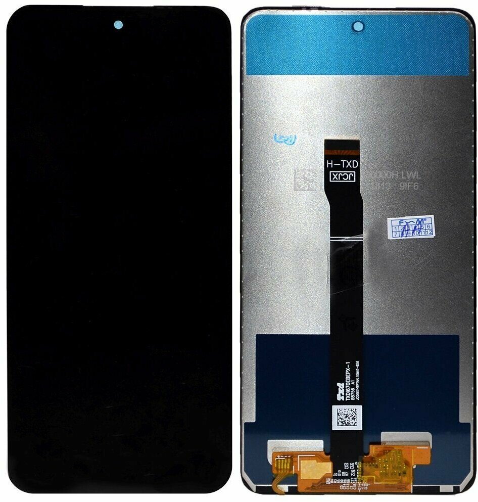 Дисплей для Huawei Honor 10X Lite, P Smart 2021, Y7A 2020 Черный DNN-LX9/PPA-LX1 (модуль, экран + тачскрин, в сборе)