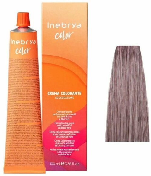 Крем-краска для волос Inebrya Color 10/21 блонд платиновый 
