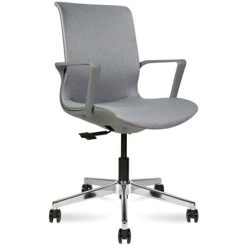 Кресло офисное Некст/серая ткань/темно-серый пластик