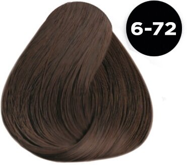 Краска для волос Ollin Professional Performance Крем-краска перманентная 60мл, Цвет 6-72 Темно-русый коричнево-фиолетовый