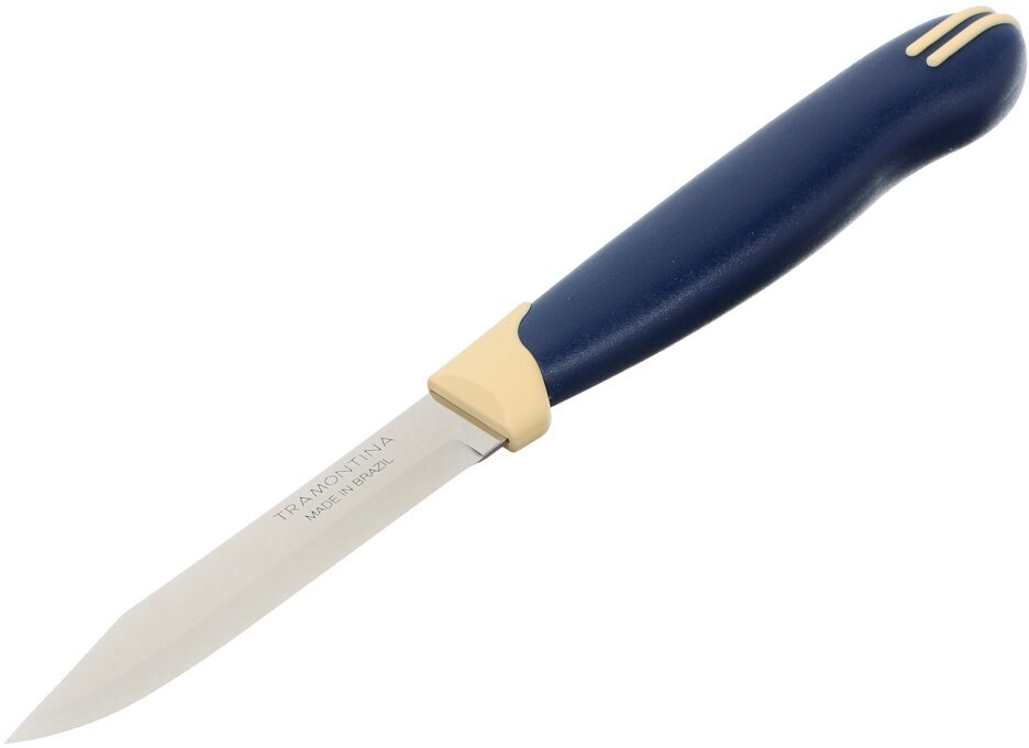 Tramontina Multicolor Нож овощной 8 см, блистер, 2 шт.