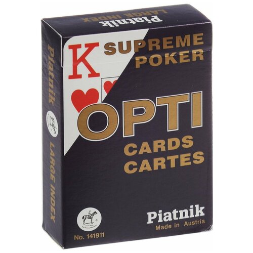 Игральные карты Опти Покер 55 листов синие . Австрия