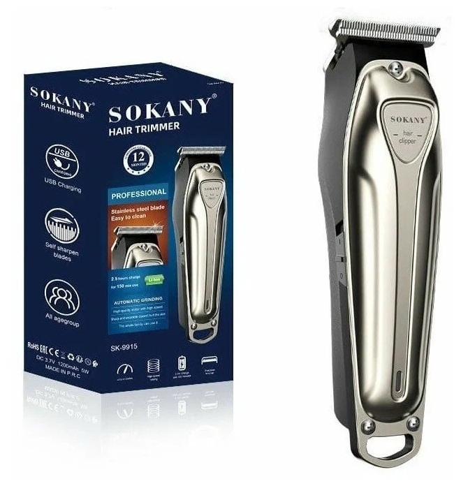 Машинка для стрижки волос SOKANY \ Hair trimmer SK-9915 - фотография № 1