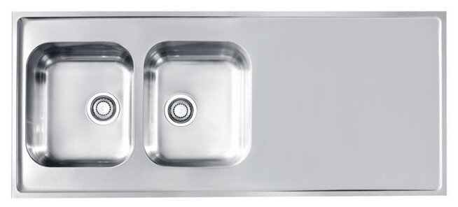 Кухонная мойка ALVEUS CLASSIC PRO 110 SAT 1400X6002X нерж.сталь - фотография № 1