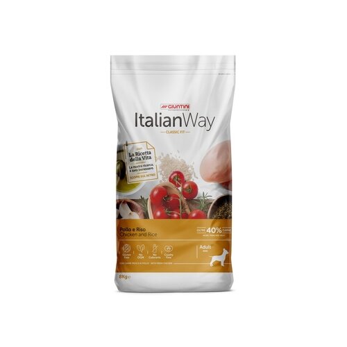 Корм сухой ITALIAN WAY безглютеновый для собак малых пород с курицей и рисом, 800 г