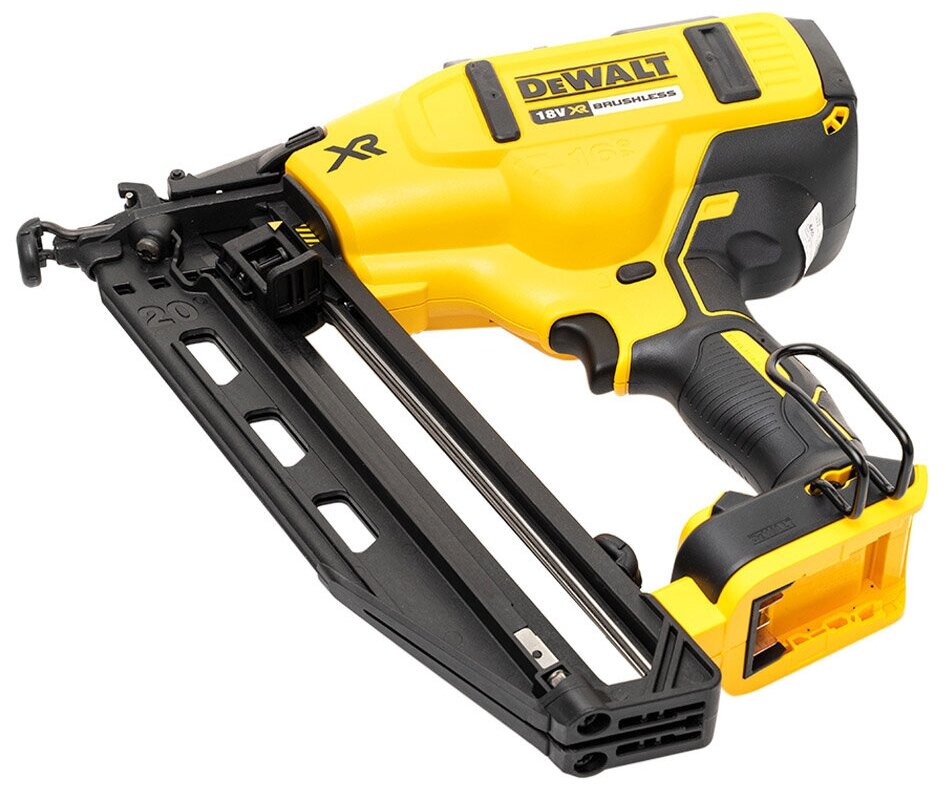 Аккумуляторный бесщеточный шпилькозабивной пистолет 18.0 В XR DEWALT DCN660N-XJ - фотография № 4