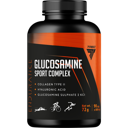 Trec Nutrition Glucosamine Sport Complex, 90 капс trec nutrition l карнитин complex 90 шт нейтральный
