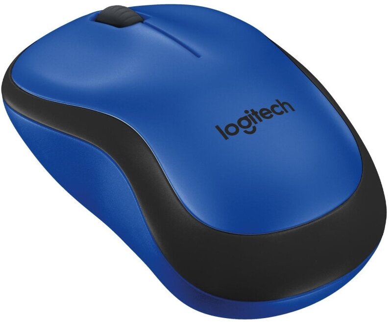 Мышь компьютерная Logitech USB WRL M221 SILENT BLUE 910-004883