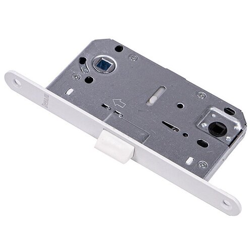 Защелка сантехническая, межкомнатная с пластиковым язычком Денали 18.96 цвет белый