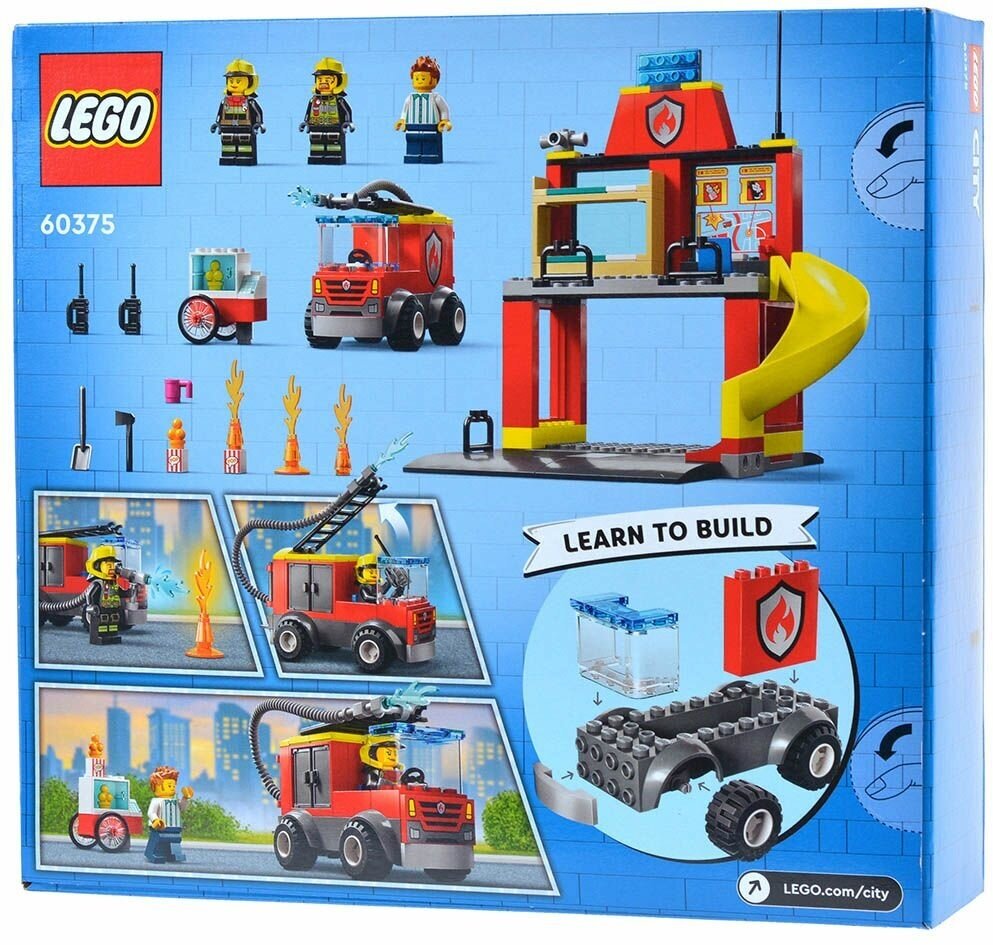 Конструктор LEGO City: Пожарная часть и пожарная машина - фото №7