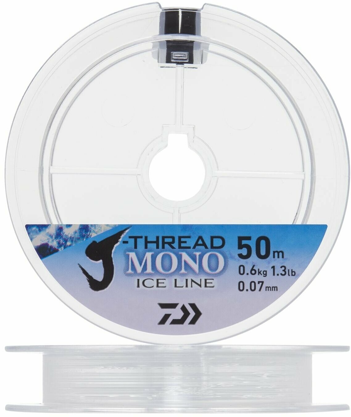 Леска зимняя монофильная Daiwa J-Thread Mono Ice Line 0,07мм 50м (clear)