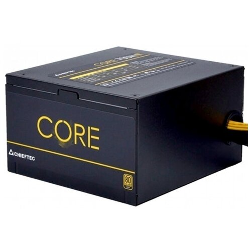 Блок питания для компьютера Chieftec Core BBS-600S (ATX 2.3, 600W, 80 PLUS GOLD, Active PFC, 120mm fan) Retail