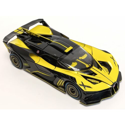 фото Машинка bugatti bolide с дымом металлическая 1:24, с клаксоном, свет, звук msn trading limited