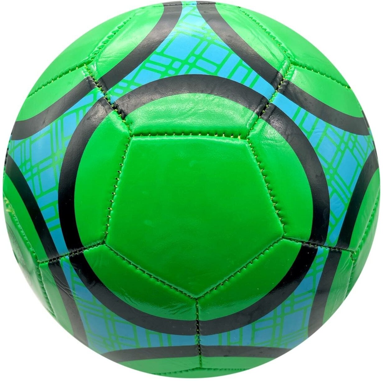 Футбольный мяч детский (зеленый, размер 5)