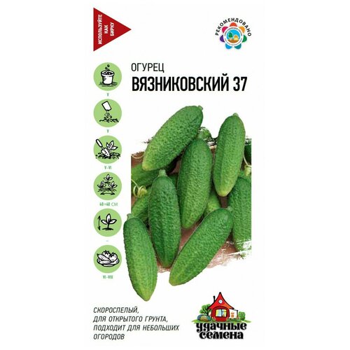 Удачные семена Огурец Вязниковский 37 0,5 гр