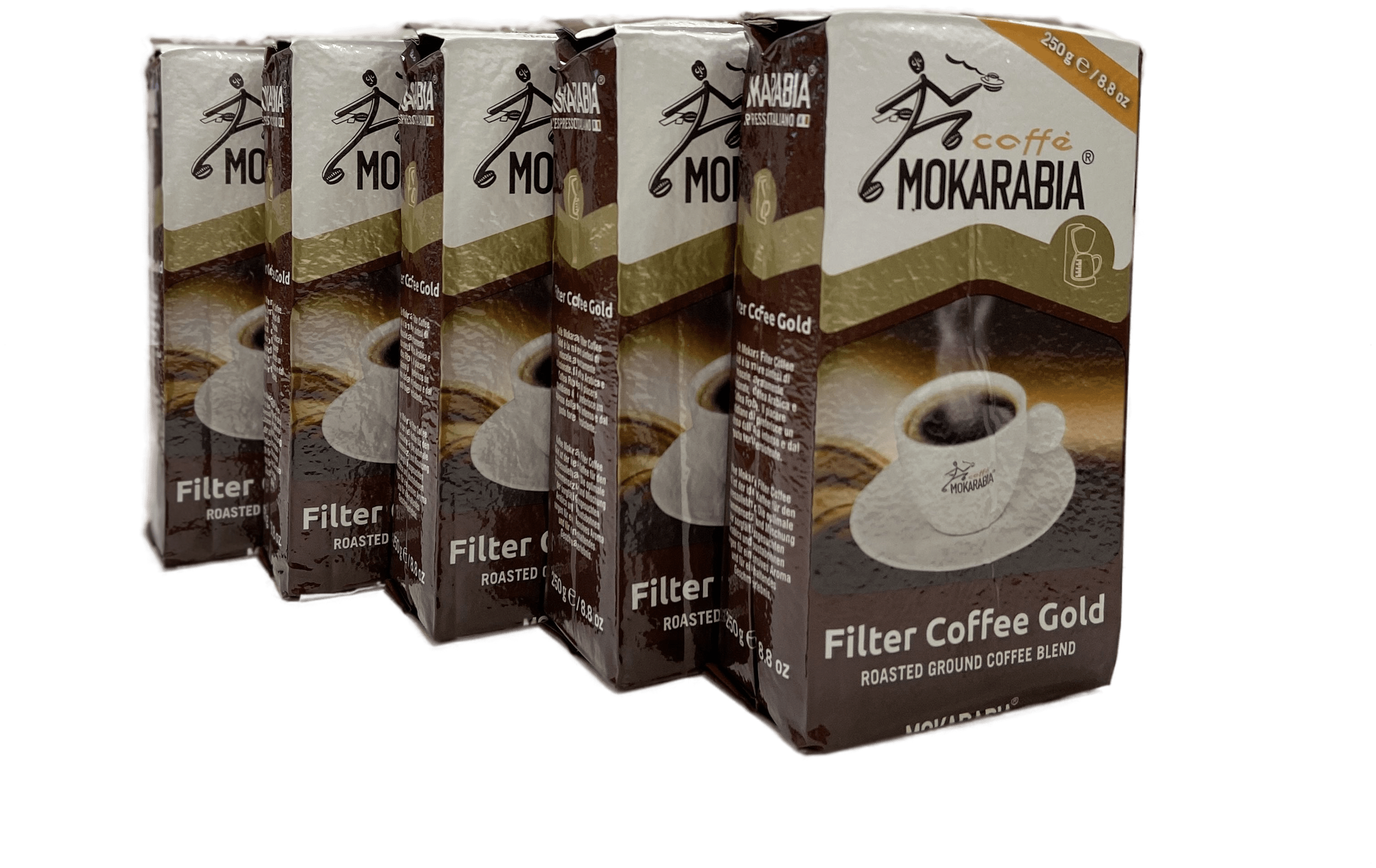 Кофе Mokarabia Filter Coffee Gold молотый, 5х250г