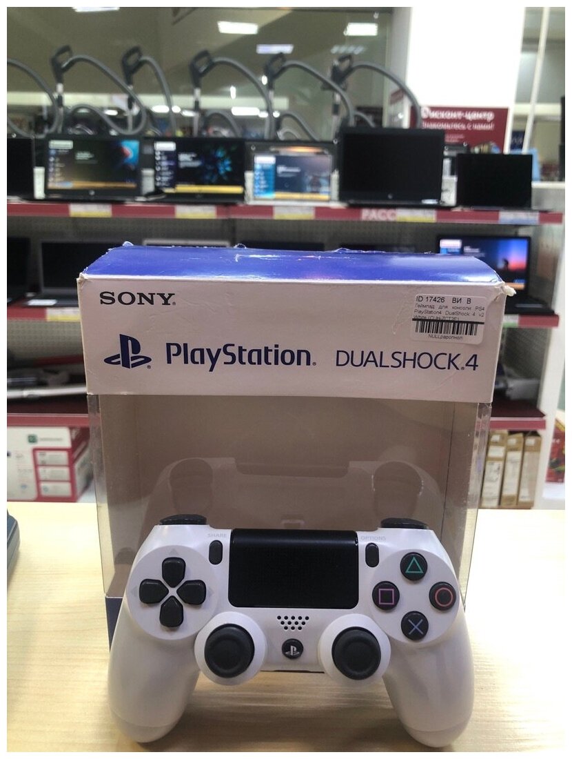 Геймпад Sony DualShock 4 White v2 (cuh-zct2e) ACPS499 .