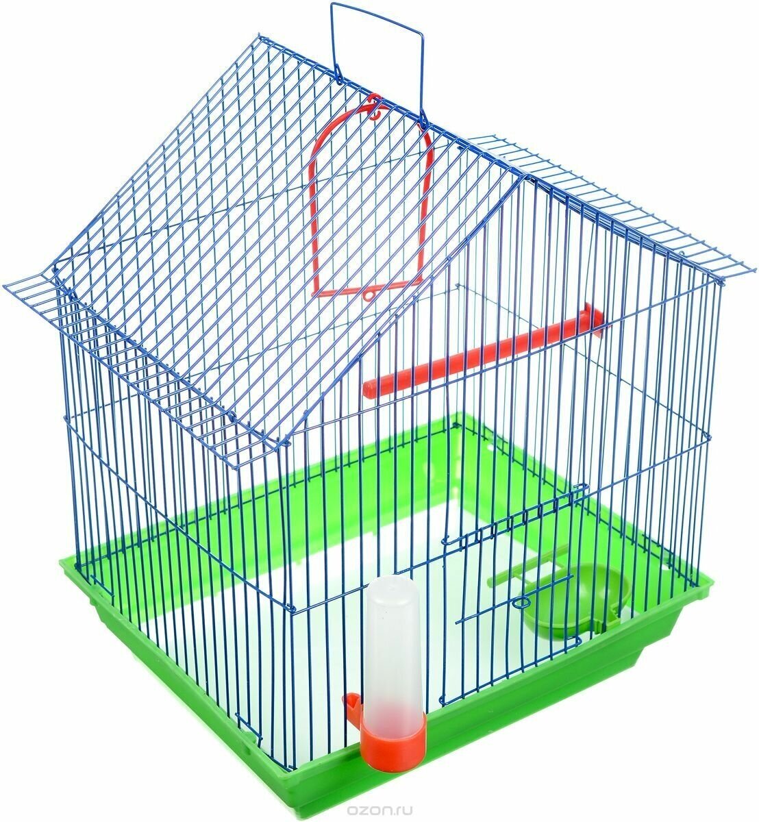 Клетка для птиц, попугаев металлическая 35х28х43 см