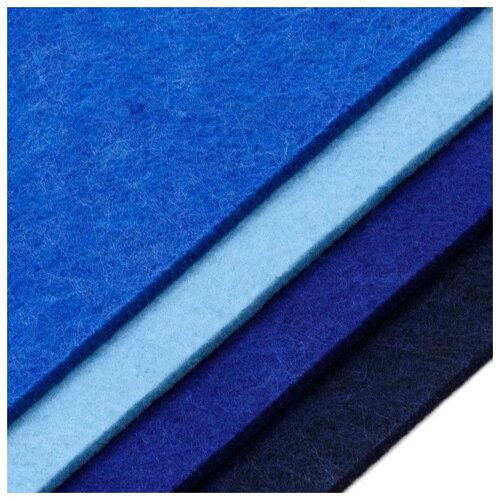 фото Набор фетра жесткого листового, 3.0мм, 450 гр, 20х30см, 4шт/упак astra&craft (8) astra & craft