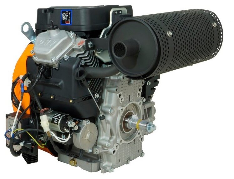 Двигатель бензиновый Lifan LF2V80F ECC (31л.с., 744куб. см, вал 25мм, ручной и электрический старт, катушка 20А) - фотография № 4