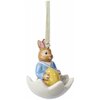 Подвеска пасхальная, яйцо Bunny Family Пасхальный кролик Макс Villeroy & Boch, Фарфор - изображение