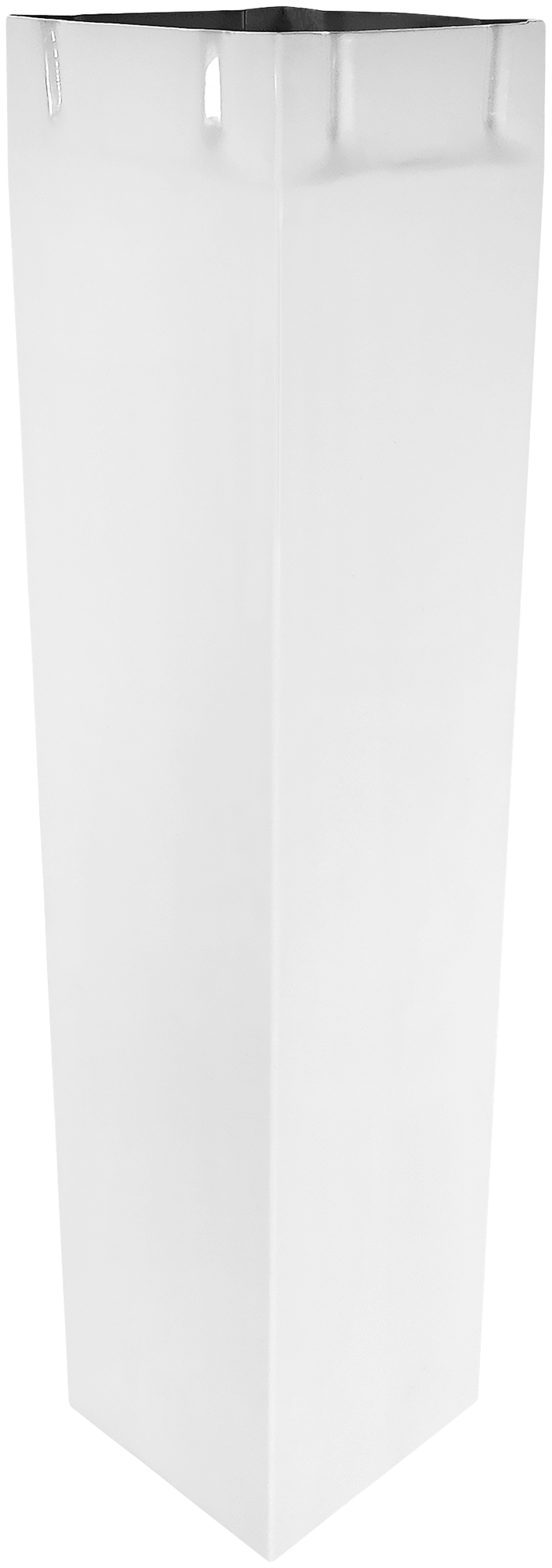 Воздуховод для вытяжки квадратный 90х90 мм, для кухонной вытяжки Кварц ВК-1-35М-2, белый