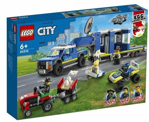 Конструктор LEGO City Полицейский мобильный командный трейлер (LEGO 60315)