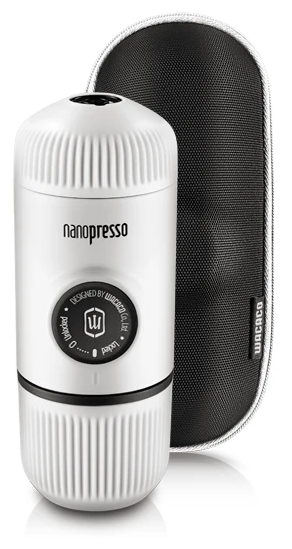 Кофеварка WACACO Nanopresso ручная, Chill White - фотография № 1