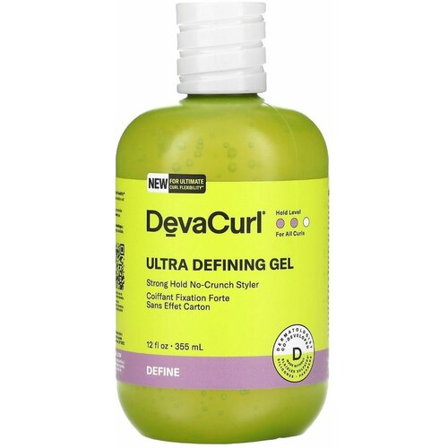 DevaCurl, Ultra Defining Gel, гель для кудрявых волос сильной фиксации, 355 мл