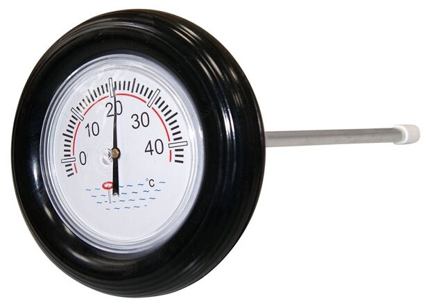 Термометр "Большой диск" d=19 см, цвет черный