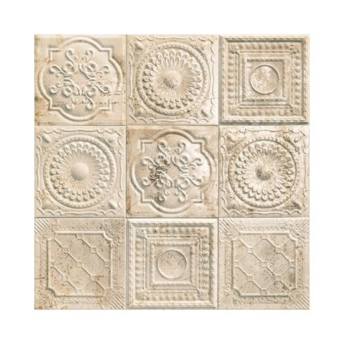 плитка настенная selda cream rustic 30 90 бежевый 2109 Плитка настенная Mainzu Tin-Tile Rusty Cream 20х20 см (78797320) (1 м2)