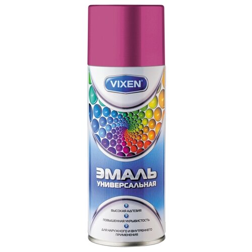 Эмаль Vixen универсальная, RAL 4008 фиолетовый, глянцевая, 520 мл, 1 шт.