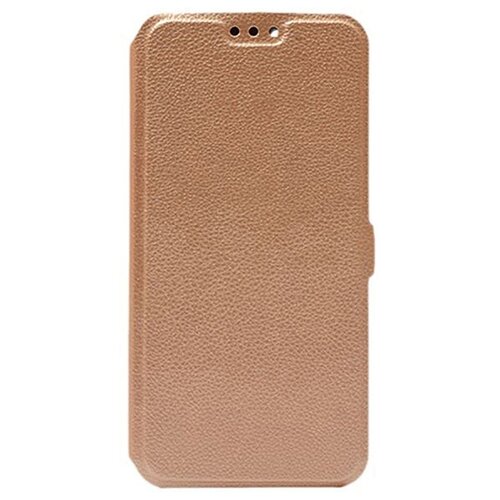 фото Чехол - книжка slender book ultraslim для honor 9a золотой re:pa